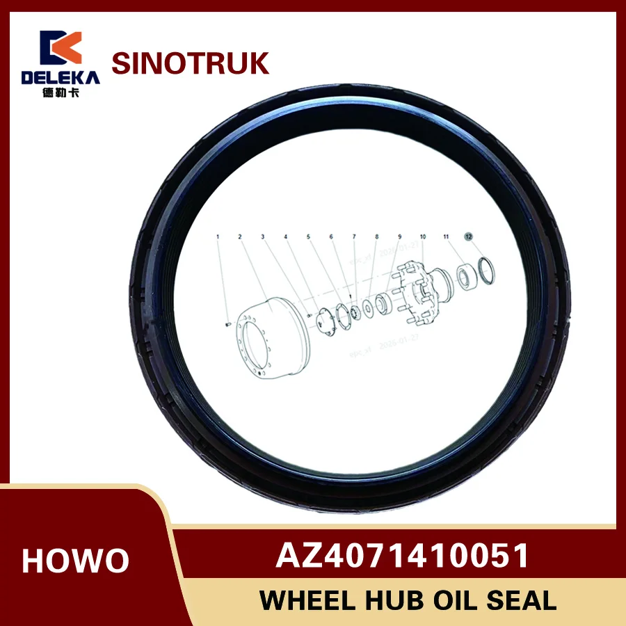 

AZ4071410051 Wheel hub oil seal for Sinotruk Howo