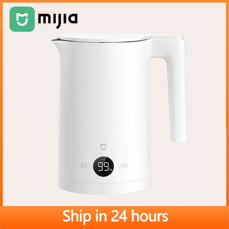 MIJIA Constant Temperature Electric Kettles 2 Coffee Tea Pot Stainless Steel 1800W 1.5L Water Fast Boiler Household Appliances