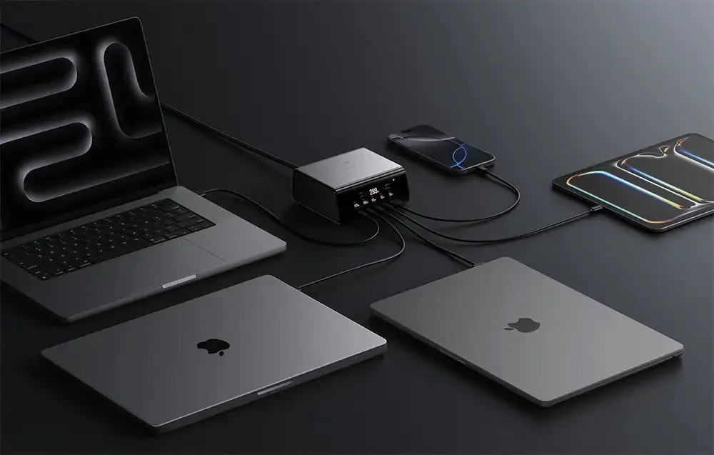 ECOFLOW RAPID Pro 320W Charging stand with USB-A Port and USB-C Port