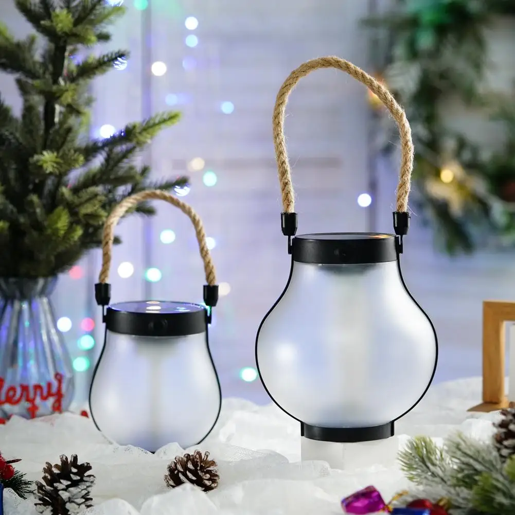 Luce da campeggio ricaricabile USB Luci a fiamma solare IPX4 Impermeabile 800 lumen 1200mAh Lanterna sospesa Luci esterne ﻿