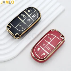 For Jeep Grand Cherokee Chrysler 300C Renegade FIAT Freemont Dodge Ram 1500 Challenger Dart TPU Car Remote Key Case Cover