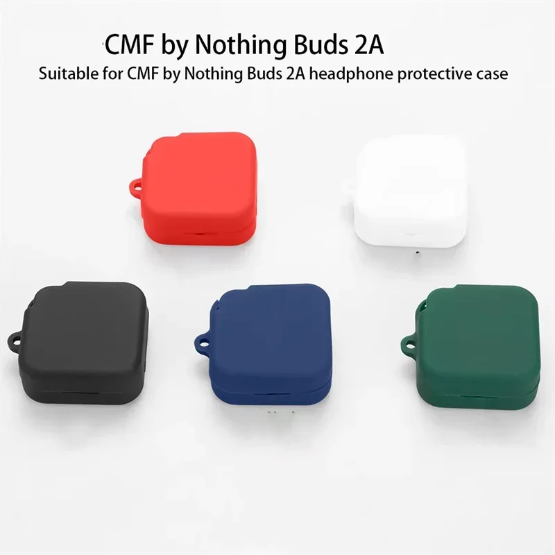 

For CMF by Nothing Buds 2A Case Silicone Protective Sleeve Skin Cover For CMF by Nothing Buds 2A Bluetooth Earphones Accessory