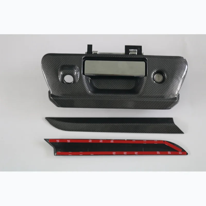Abs Carbon Color Tailgate Molding Trim for Nissan Navara Np300 2015-2019 Pickup Rear Tailgate Decoration Exterior Accessories - view 6