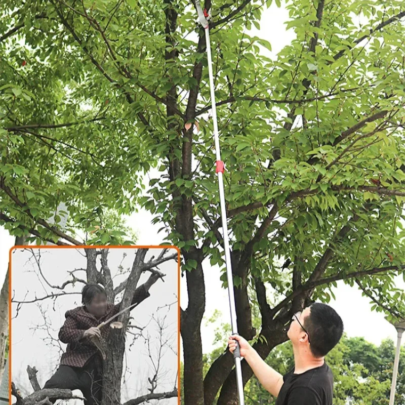 مقص قطاعات الفاكهة القابل للسحب أدوات الحدائق مقصات التقليم القابلة للتعديل مقصات منزلية تلسكوبية عالية الفرع أداة قطف الفاكهة
