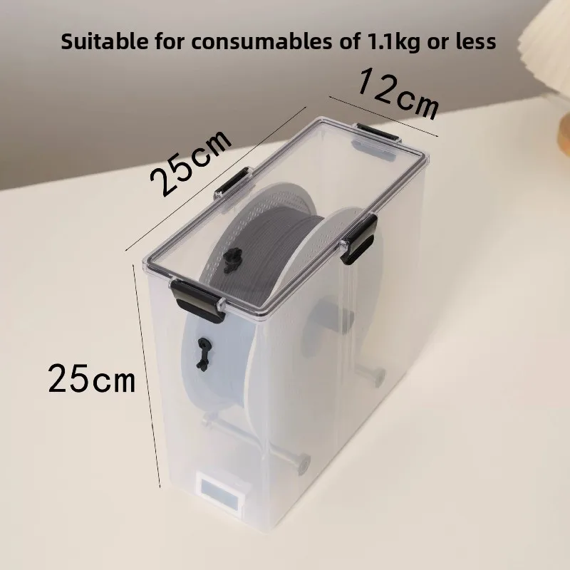 Moisture Proof Filament Storage Box Sealed Dustproof Dry Box Holder for 1KG PLA PETG 3D Printing Filament
