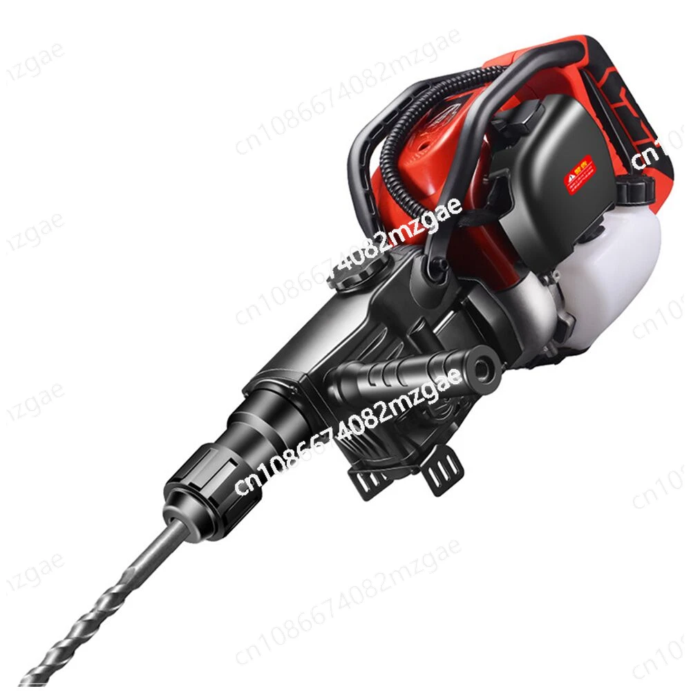 

Gasoline Hammer Drill2200W Multifunction Oil Hammer Rock Drilling Machine Breaking Stone Crushed Electric Pick Tool Impact Drill