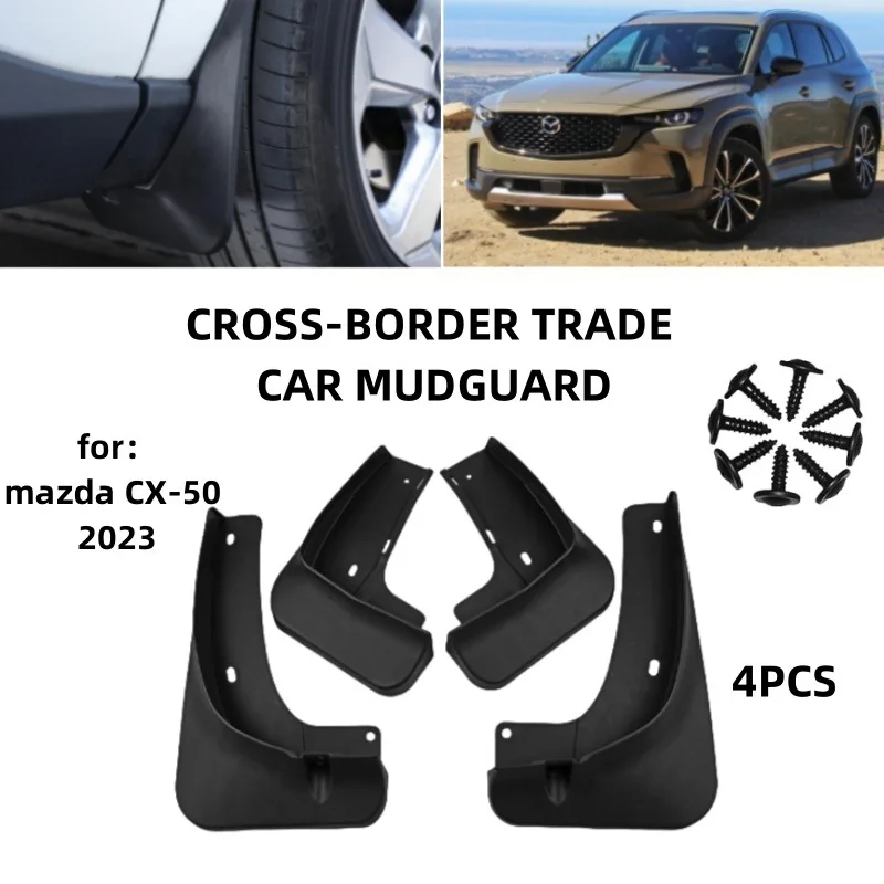 

Suitable for 2023 Mazda Mazda CX-50 Mudguards Fender Mudflaps Front Rear Flares Splash Guards Cover Car Accessorie