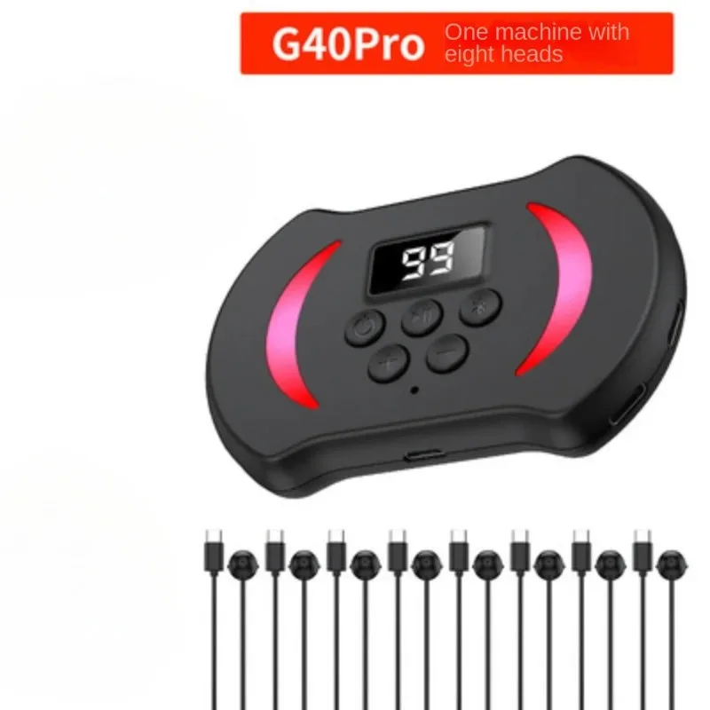 G40Pro Portable Physical Timed Screen Auto Clicker Mute Continuous Click Device for Live Streaming Game Auxiliary Use