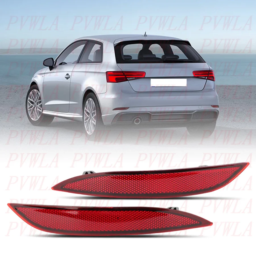 Для Audi A3 Hatchback Sport 2017 2018 2019 2020 отражатель заднего бампера лампа автомобильные аксессуары 8VD945105B 8VD945106B