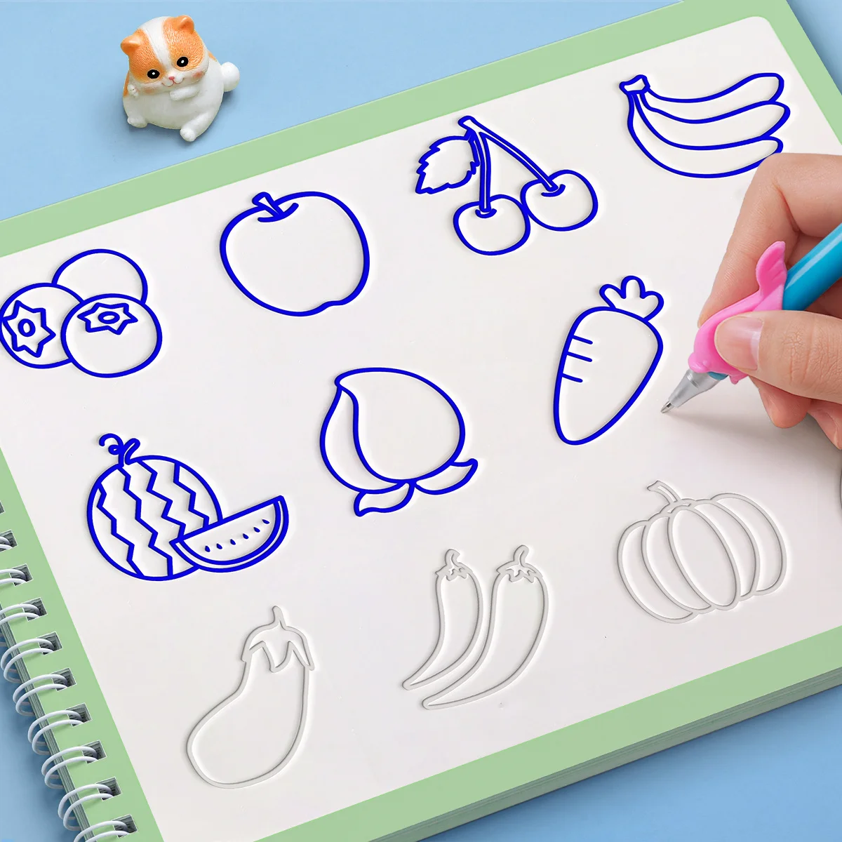 

Children's Groove Drawing Book Kindergarten 3-8 Ages Children's Drawing Basic Practice Groove Drawing Book Magic Copybook