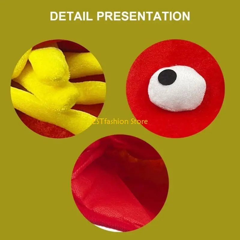 Y5GC Halloween French Fries Hat Headgear Adorkable Accessories for Food Prank