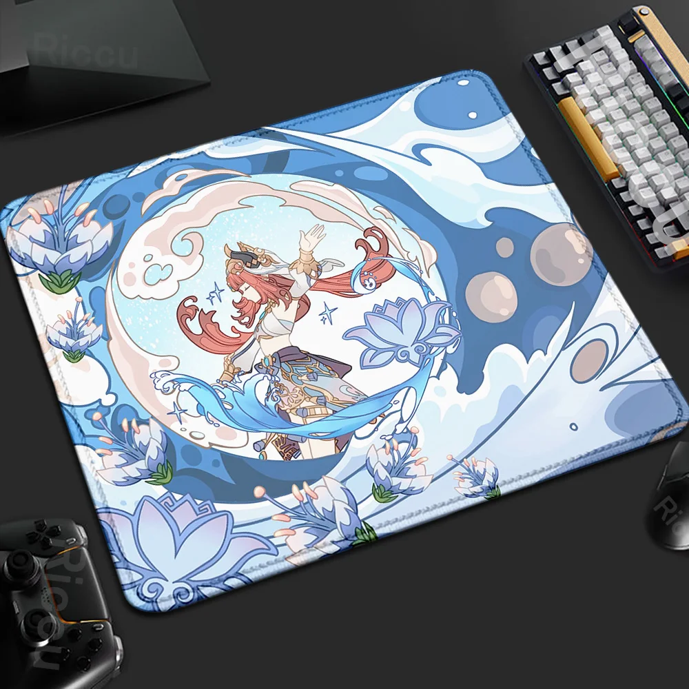 

Laptop XS Suture Edge Little Carpet Genshin Impact Mouse Pad Small Office Computer Deskmat High Quality 40x45cm Design Table Pad