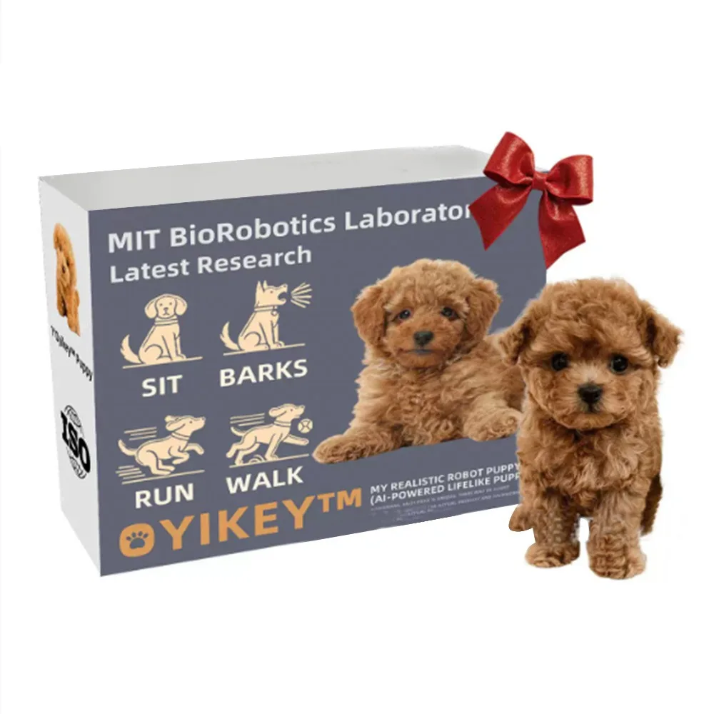 

Fashion Plush My Realistic Robot Puppy Interactive Walking Simulated Puppy Tail Wagging Barking Walking Dog Toy for Chilren