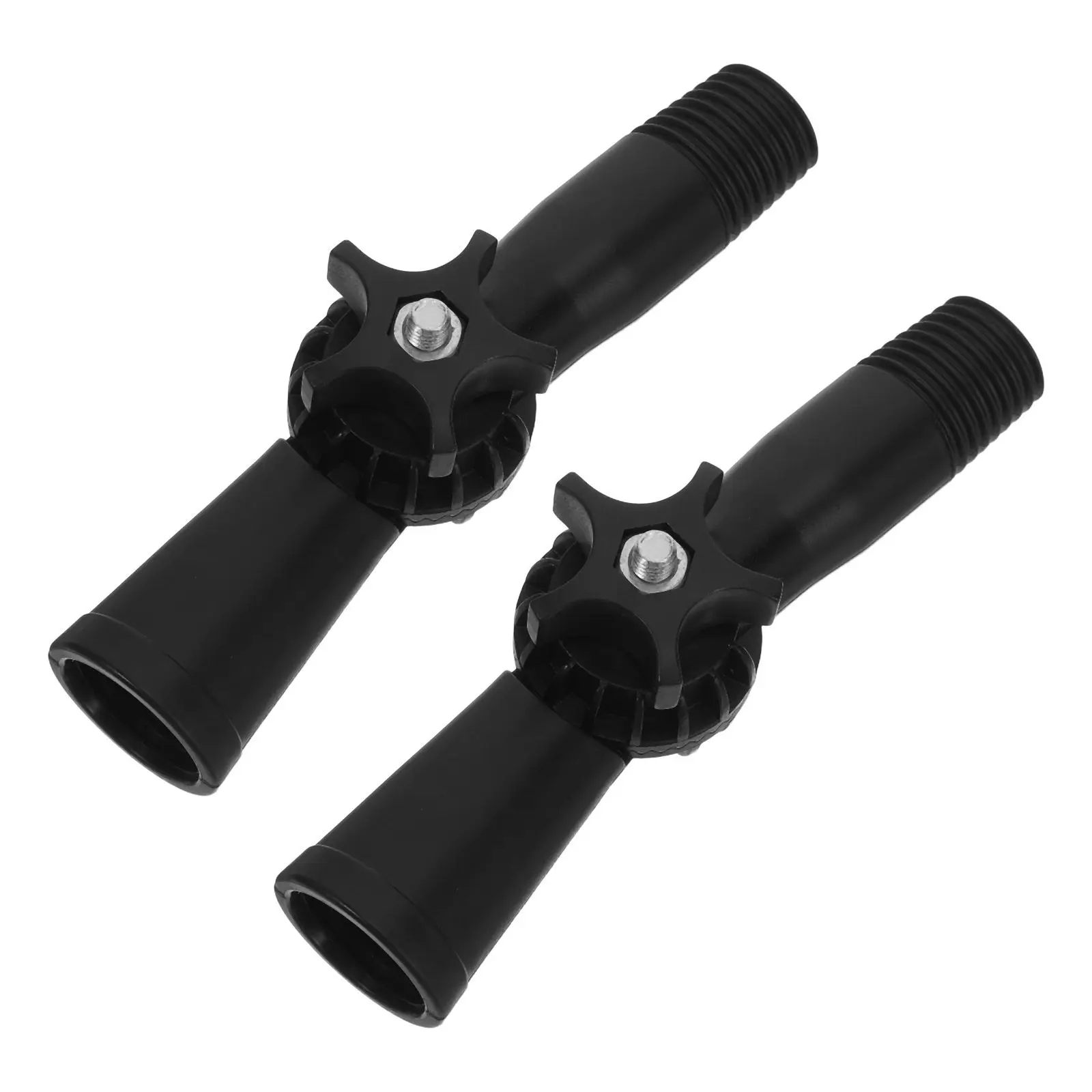 2Pcs Extension Pole Angle Adapter Threaded Joint Rotatable Swivel Connector for Mop Duster Paint Roller Handles Heavy Duty