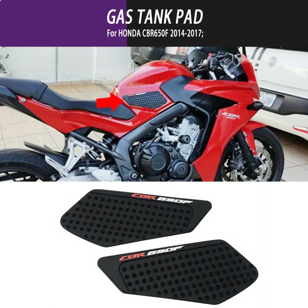 

Motorcycle Parts Anti Slip Fuel Tank Pad Knee Protector Stickers Grip Side Decals For HONDA CBR650F 2014-2017 Motorcycle
