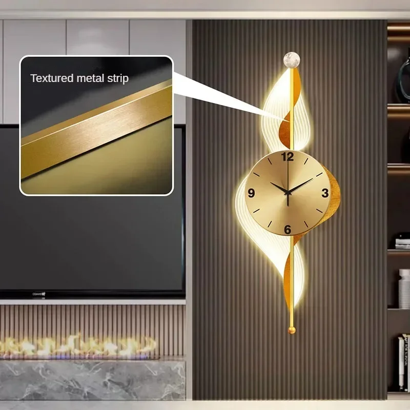 Led Digital Wall Clocks Modern Acrylic Living Room Wall Clock