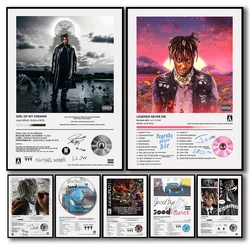 WRLD Juice Poster Pop Hip Hop Rap Singer Music Album Asthma Bar Cover Photo HD Art Canvas