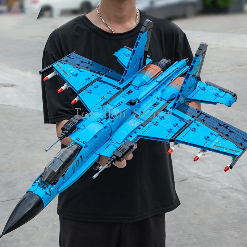 

J-15 Летающая Акула, модель самолета на ножьера, сборная модель, когнитивная игрушка для мальчиков, современные строительные блоки, Рождественский подарок