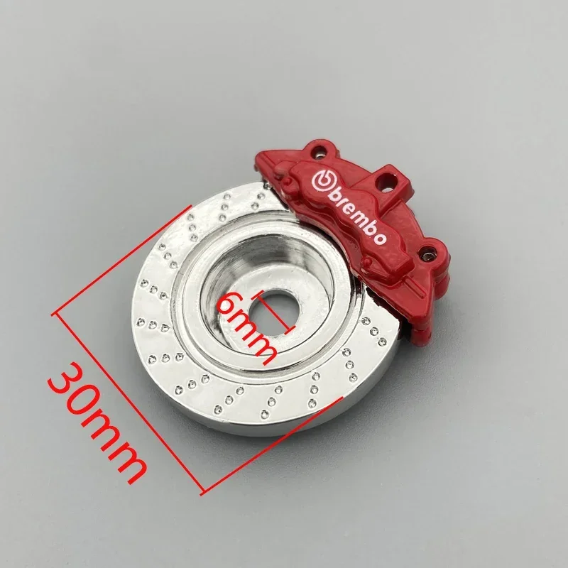 4 szt. Metalowa tarcza hamulcowa zacisk modyfikacja opony dla WPL D12 MN99 MN90 WPL C24 C34 RC części zamienne do samochodów aktualizacja