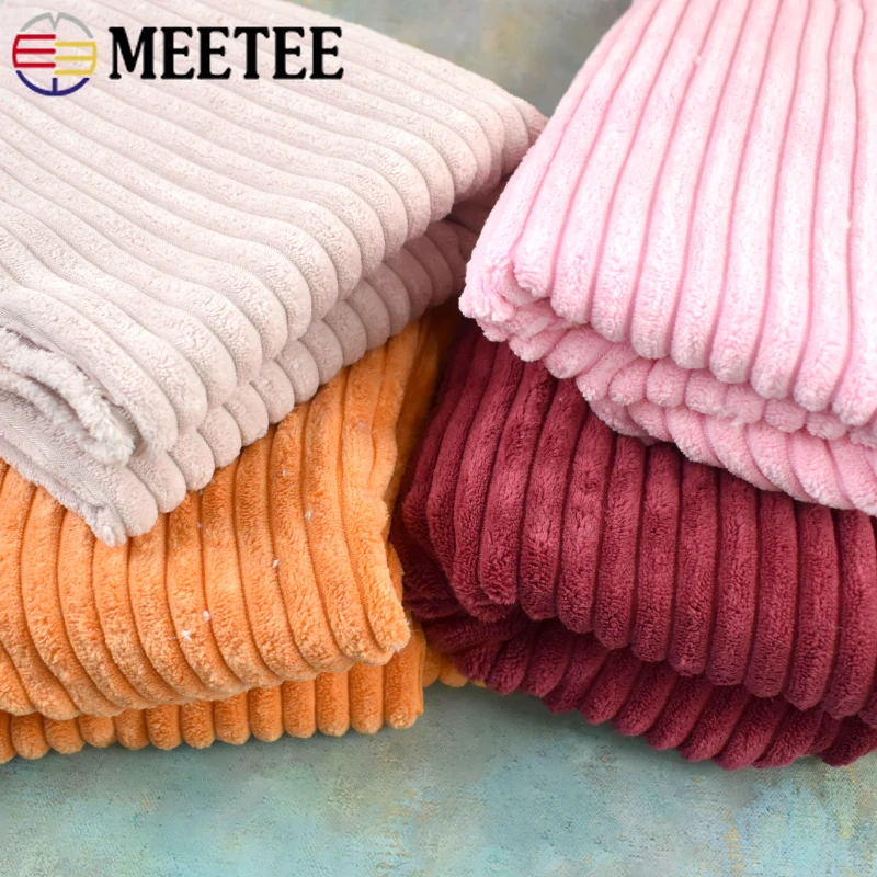 

50*150cm Striped Corduroy Cotton Fabric for Sofa Pillow Plush Toy Decorative Cloth Garment Laces Fabrics DIY Sewing Accessories