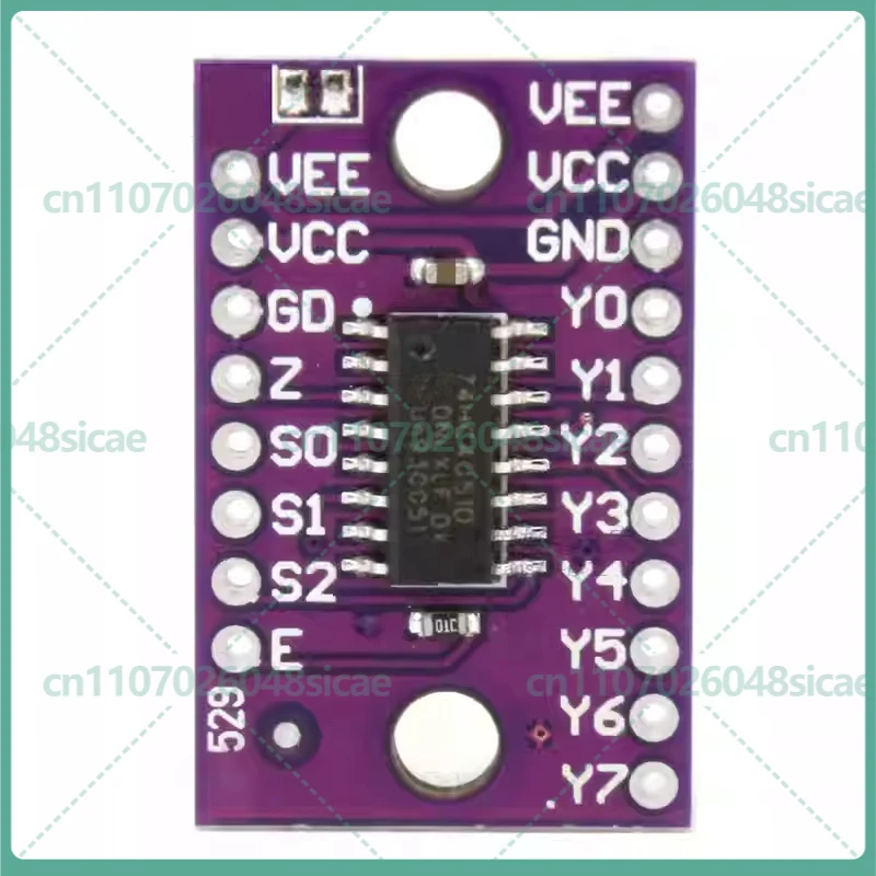 10-50pcs 74HC4051 CD4051 Analog Multiplexer Module 8-Channel Multiplexer Demultiplexer