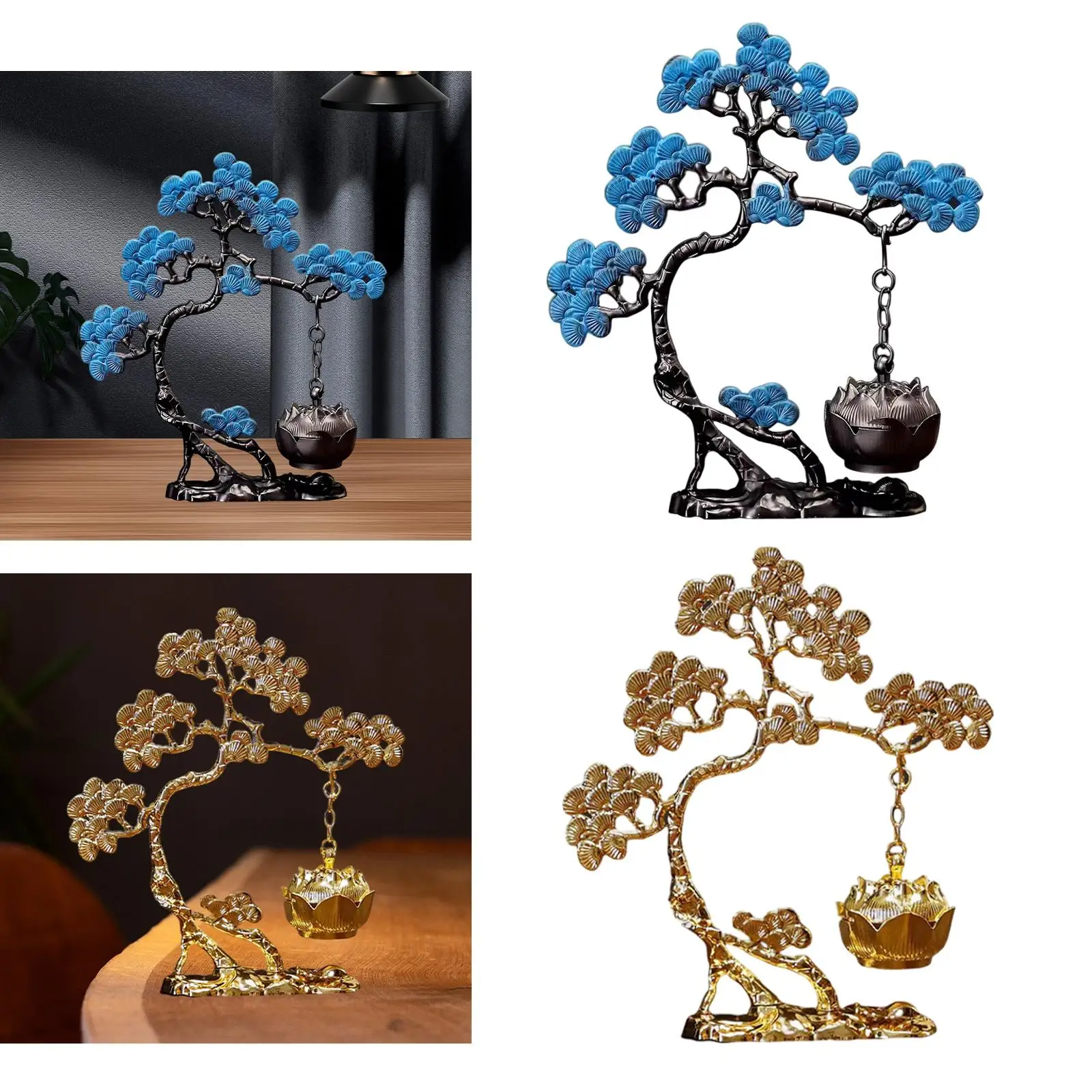 Hanging Incense Burner Censer Ideal Gift Collecting Artwork Pine Tree Incense Holder for Farmhouse Yoga Hotel Bedroom Kitchen Hanging Incense Burner Censer Ideal Gift Collecting Artwork Pine Tree Incense Holder for Farmhouse Yoga Hotel Bedroom Kitchen