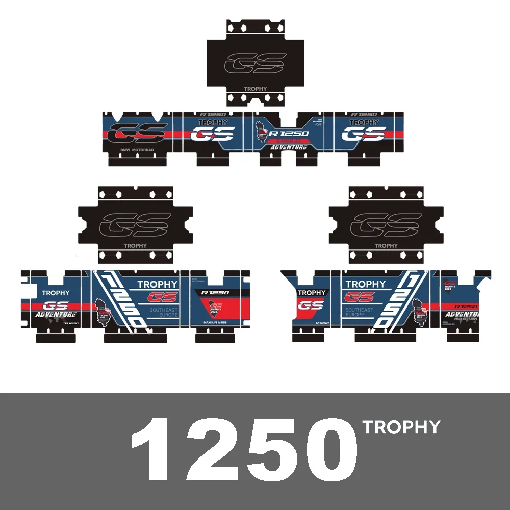 

Motorcycle Reflective Sticker for GS Trophy 2022 for BMW Panniers R1250GS Adventure 2019-2023