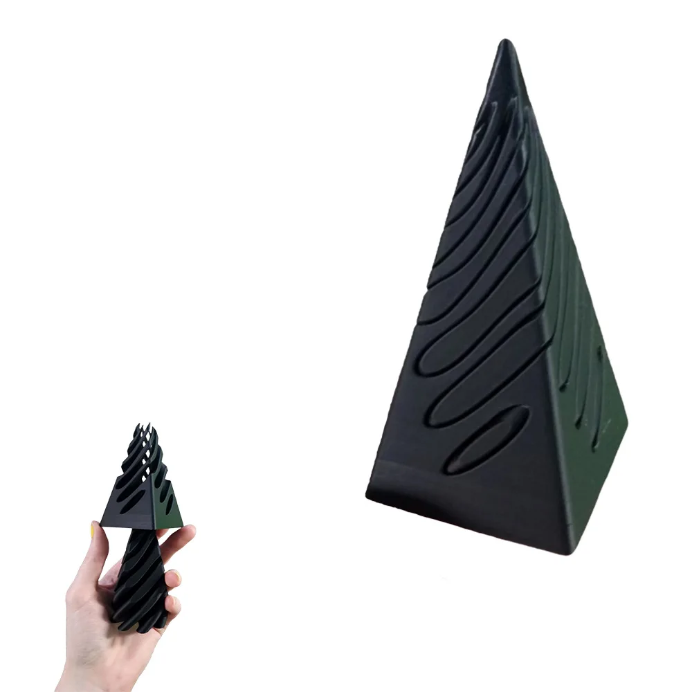 Creativo 3D irable Pyramid Passthrough Sculpture Mini egian Pyramid Display Statue Ancient Art Building Model Toy Gifts