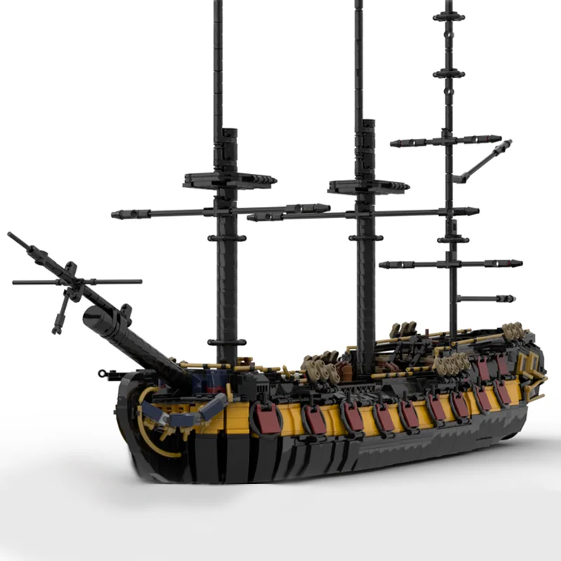 3060 قطعة MOC HMS ثيسوس البحرية الملكية 24-بندقية الفرقاطة النحت نموذج هدية مخصصة لتقوم بها بنفسك لعبة مكعبات البناء