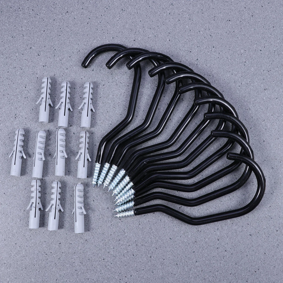 10 Pcs Hangers Bike Hook with Bolts Storage Hooks up Wall-mounted for Heavy Duty