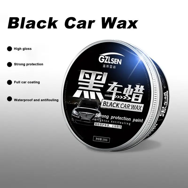 Black Car Wax Car Coating Polishing For Black Cars Car Wax Solid For Black Cars Car Cleaner Waxing Ceramics Coating Polishing