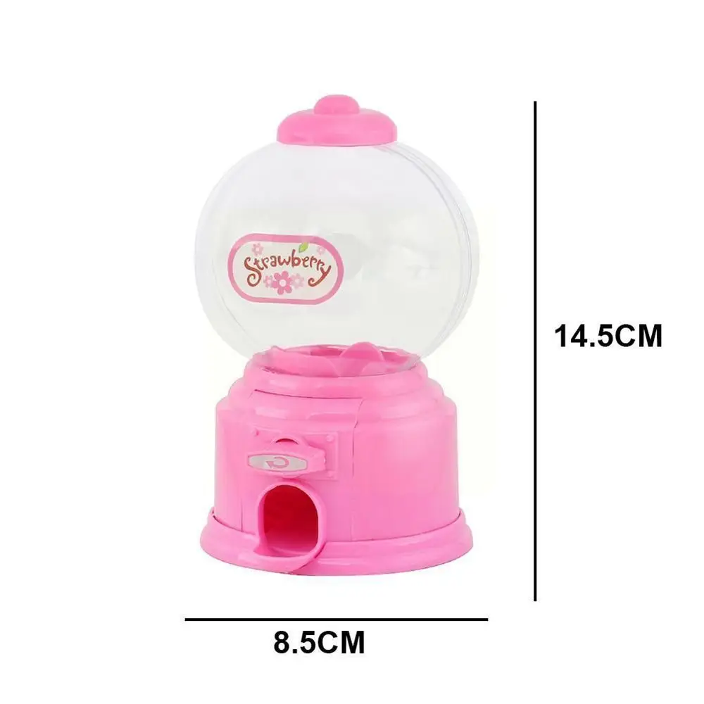 Cute Mini Coin Bank Kids Toy Christmas Home Decoration Money Saving Box Candy Machine Candy Dispenser Birthday Gift