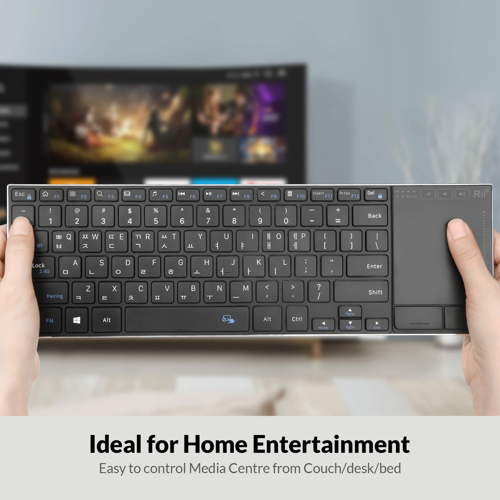 

Wireless Touch Keyboard with Standard Keys Ultra-thin Business Bluetooth Touch Keyboard for PC Computers Office Keyboards