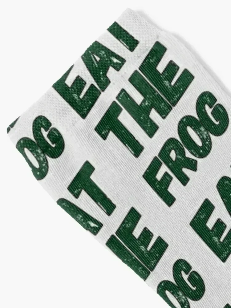 Eat The Frog - Mark Twain Socks Run shoes designer Mens Socks Women's