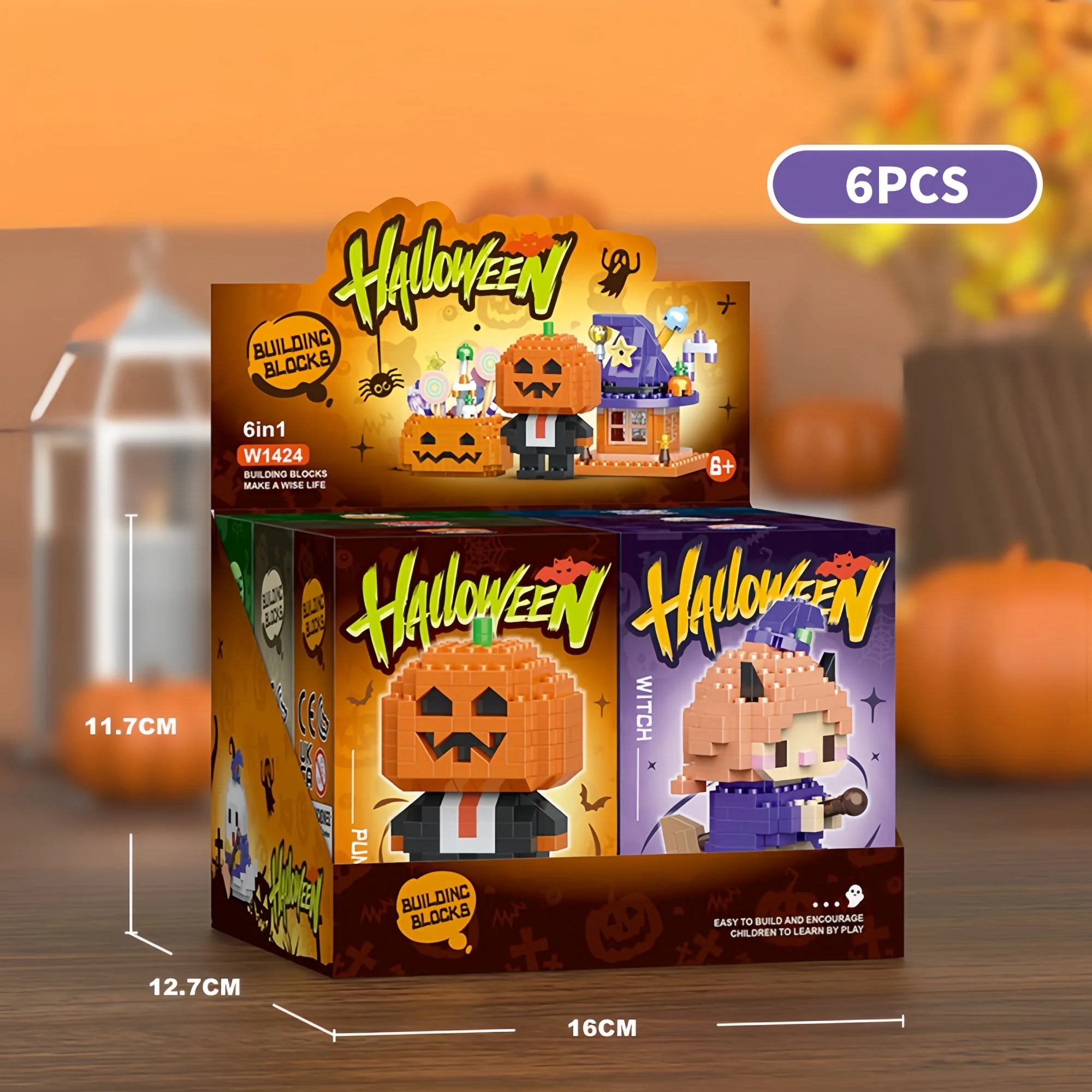 Knew Built Weihnachts bausteine Spielzeug-Spaß Blind Box Spiel Santa, Weihnachts baum, Zug, Rentier-perfektes Geschenk für Kinder – Detail 4