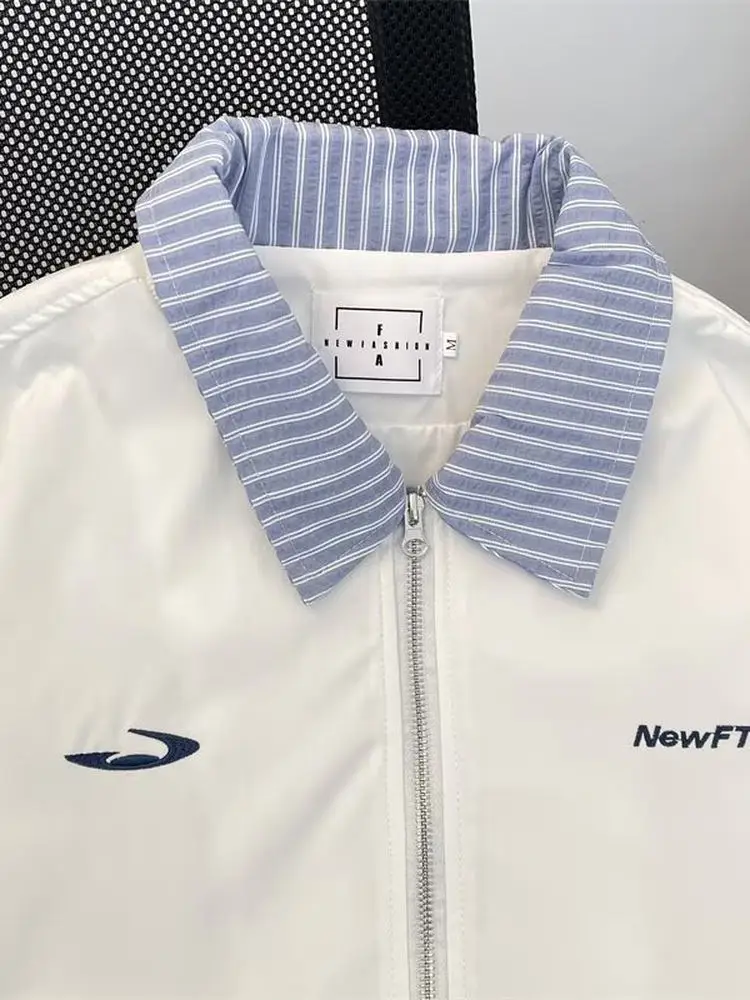 

Men's Faionable Cotton Jaet Baseball Sle Spring Autumn Outerwear Flight Trendy Casual Windproof Polyester Filling