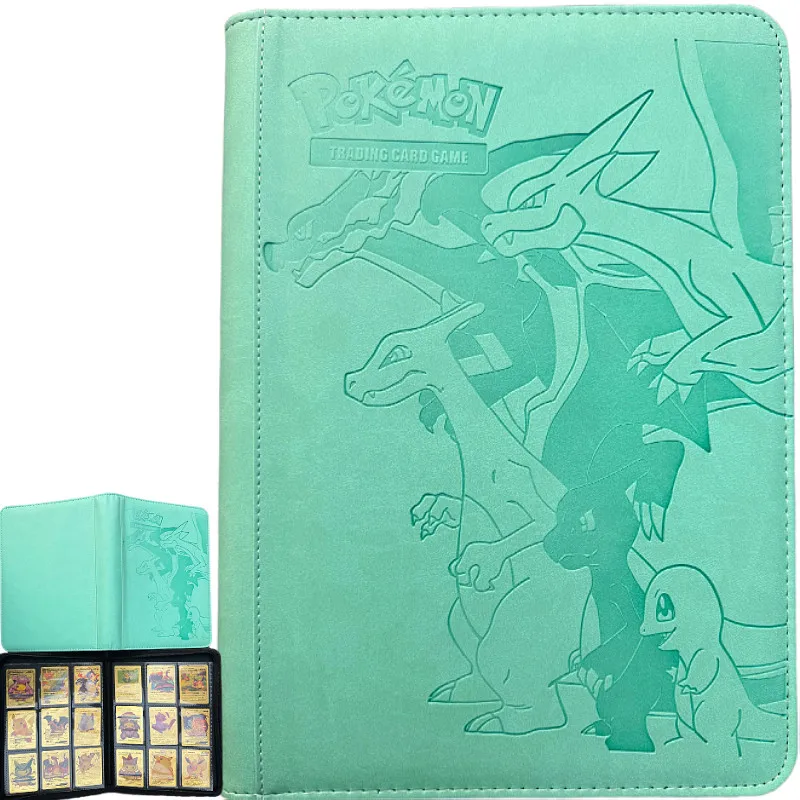 Kaartenmap met 9 vakjes, verzamelmap voor trading cards, displaymap, opbergmap voor Pokémon PTCG TCG Yugioh MTG gamekaarten