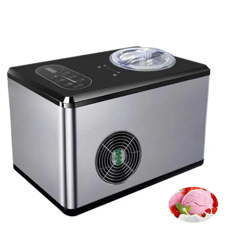 Professional Led Display 1.5 L Gelato Machine Mini Soft Ice Cream Making Machine Household Diy Ice Cream Machines