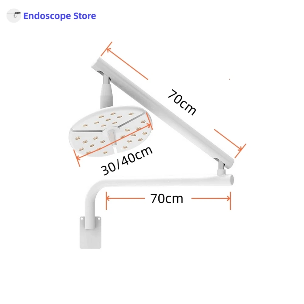 高輝度医療外科獣医検査無影LED壁取り付けランプライト36W 60Wタッチスイッチ