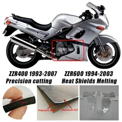 カワサキモーターサイクル保護フィルム,モーターサイクルヒートシールド,1993-2007 zzr600 1994-2003