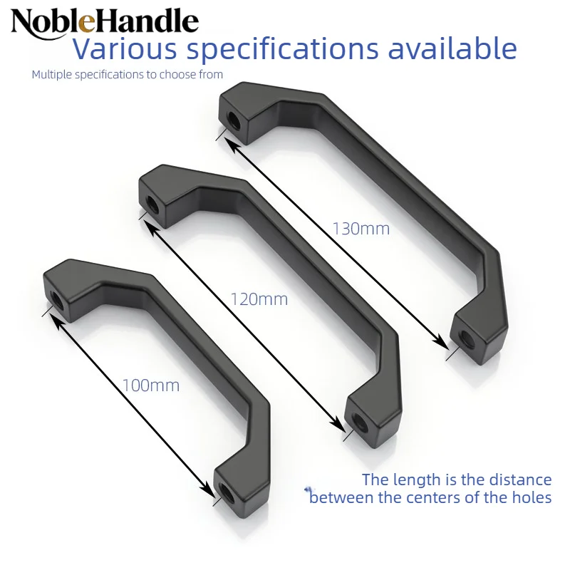 Aluminum Alloy LS520 Handle Pull for Drawer Cabinet Electrical Cabinet Industrial Equipment Square Handle with Strong Durability
