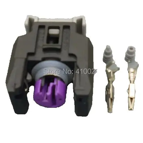 worldgolden 1.5mm 2p female 13816706 2 Pin Sealed Fuel Injector Connector For Buick Chevrolet The Great Wall
