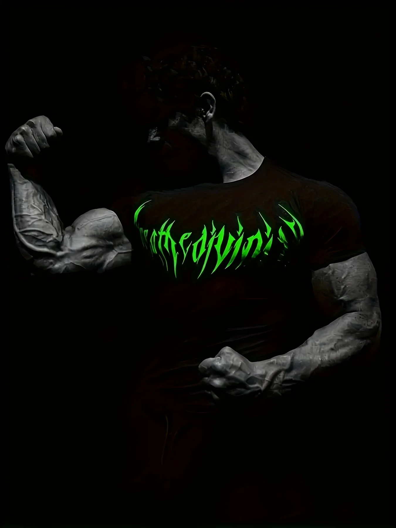 

Men's Compression Quick-drying Tight Breathable Knitted Fabric Round-neck Short-sleeved Top Is Suitable for Running in The Gym