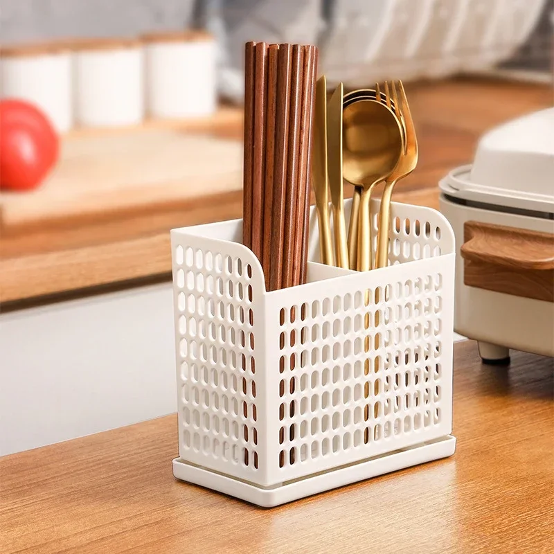 Chopstick Cylinder Chopstick Cage Drainer Creative Kitchen Shelf Anti-mold Household Chopstick Holders Multifunctional Organizer