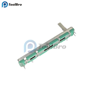 B103 Slide Slide Liner Potentiometer, Điện trở thay đổi, Fader kênh kép, điều chỉnh fader tối, 10k ohm, 75mm, 1 5pcs 10 Fader trượt bán hàng chính - 3