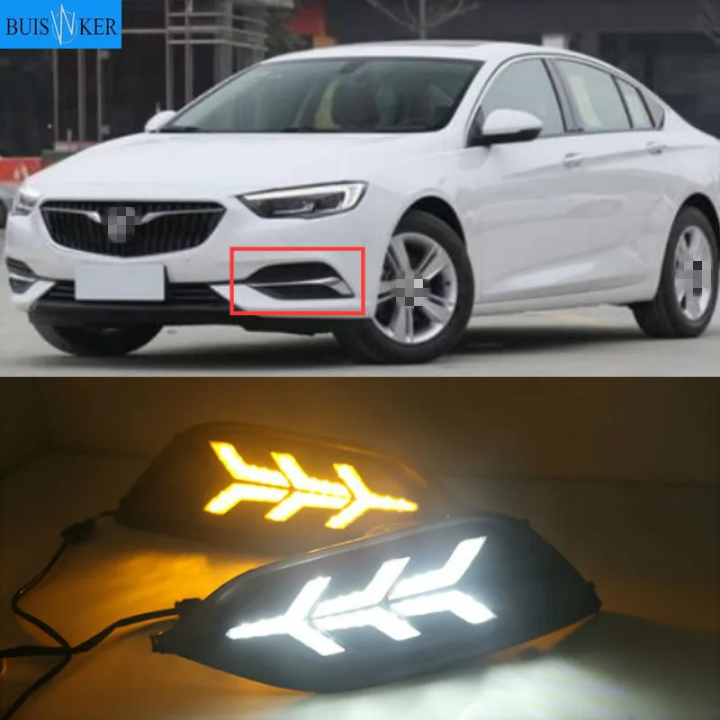 

LED Daytime Running Lights For Buick Regal 2017-2020 Fog lamp ABS 12V DRL