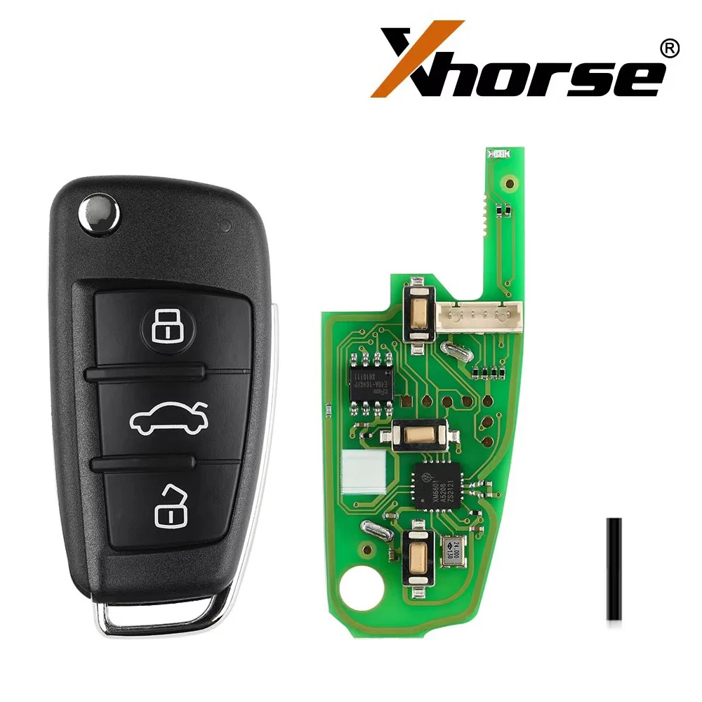 Универсальный дистанционный ключ типа XHORSE XKA600EN VVDI2, 5 шт., 3 кнопки