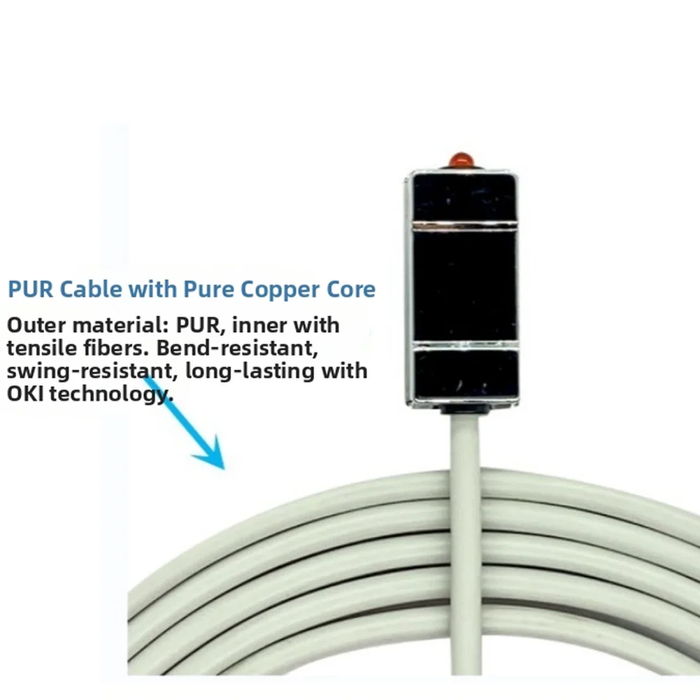 

Магнитный выключатель цилиндрический универсальный, двухпроводной, электронный, AC/DC 24-220В, датчик для электроинструмента, 1 шт.