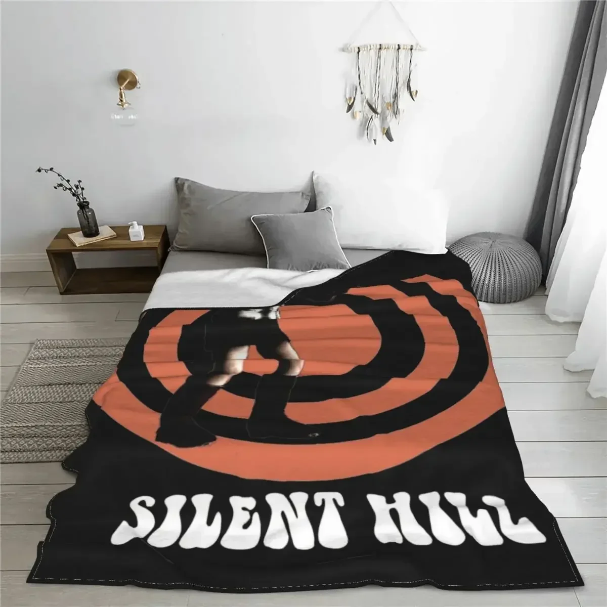 Comfort Heather Silent Hill 3 Blanket Merch Bedding Decorative Horror Game Blanket Throw Lightweight Fleece for Car view 3