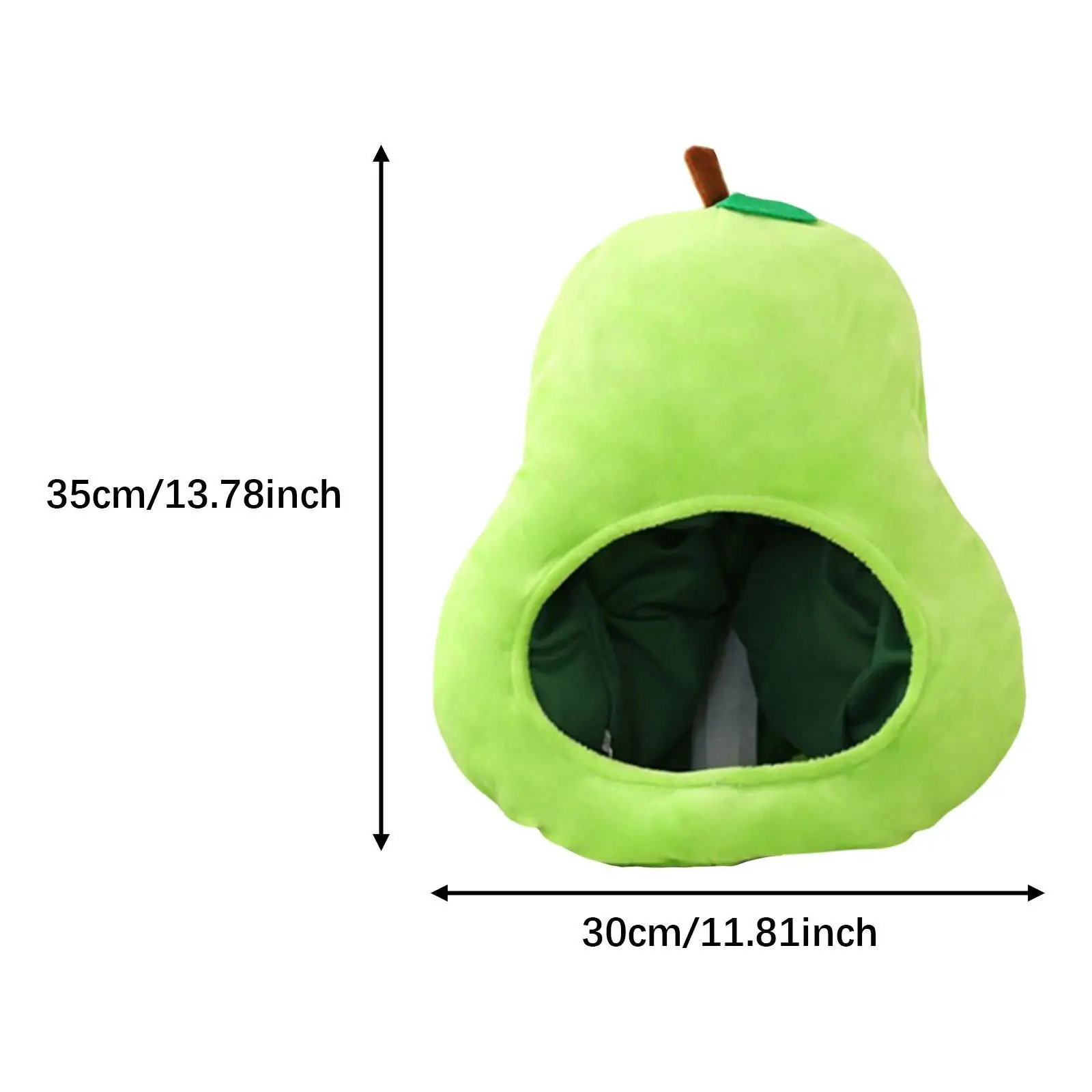 Gorro de fruta para niños, divertido gorro de felpa para Cosplay, gorro completo divertido